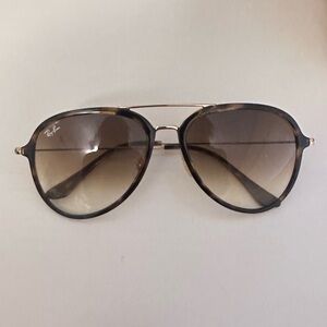 Ray-Ban Tortis Shell Aviator Sunglasses RB4298
